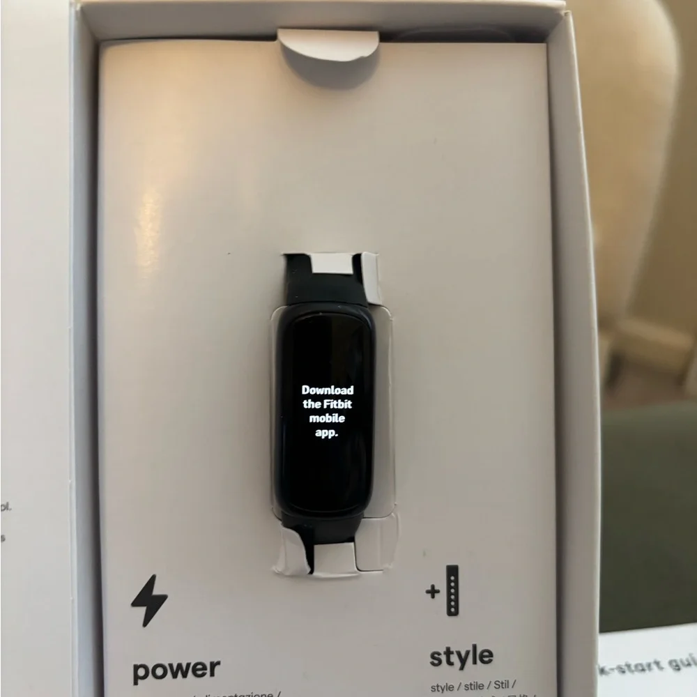 Black Fitness Tracker by FitBit